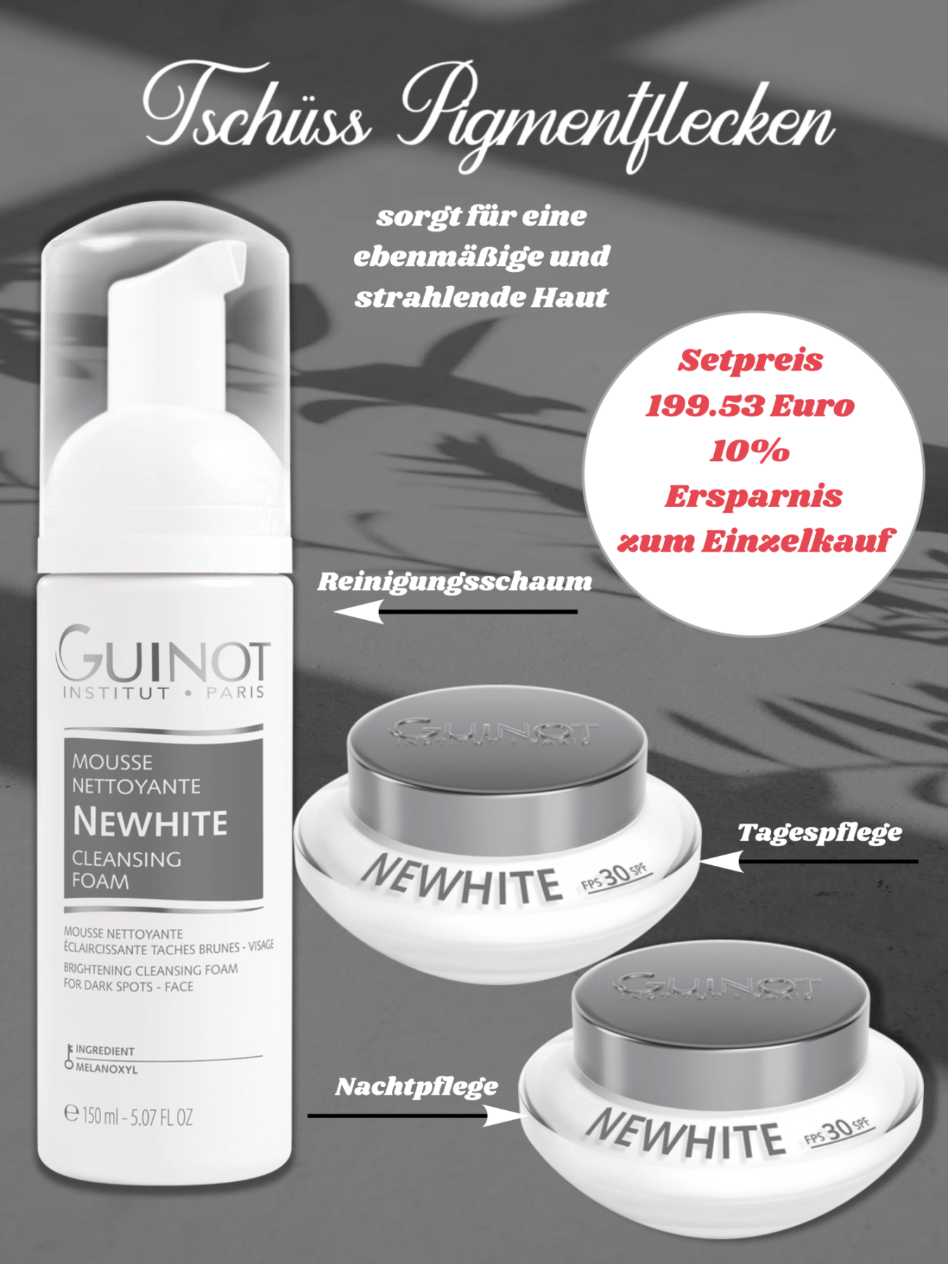 Newhite Mousse gegen Pigmentflecke